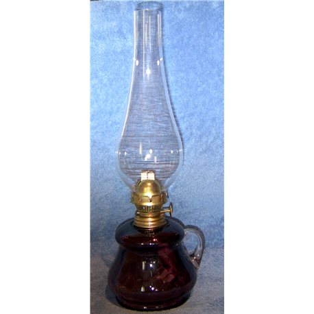 Petrolejová lampa 8''' (fialový zvonek)
