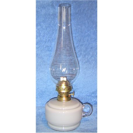 Petrolejová lampa 8''' (šedá bazenka)